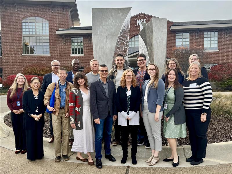 Group Photo outside NSF Building