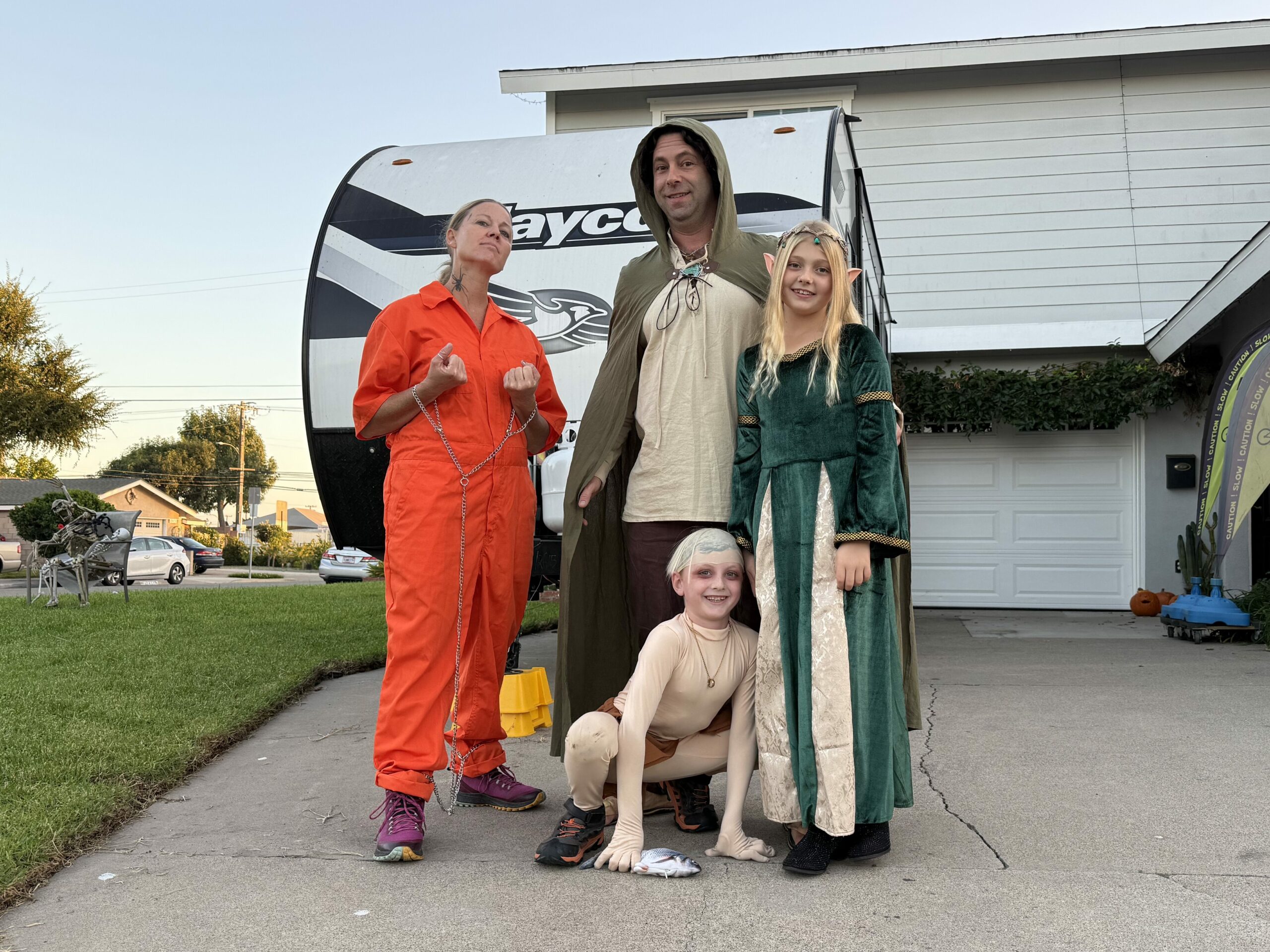 Elan Sudberg Family Halloween Picture