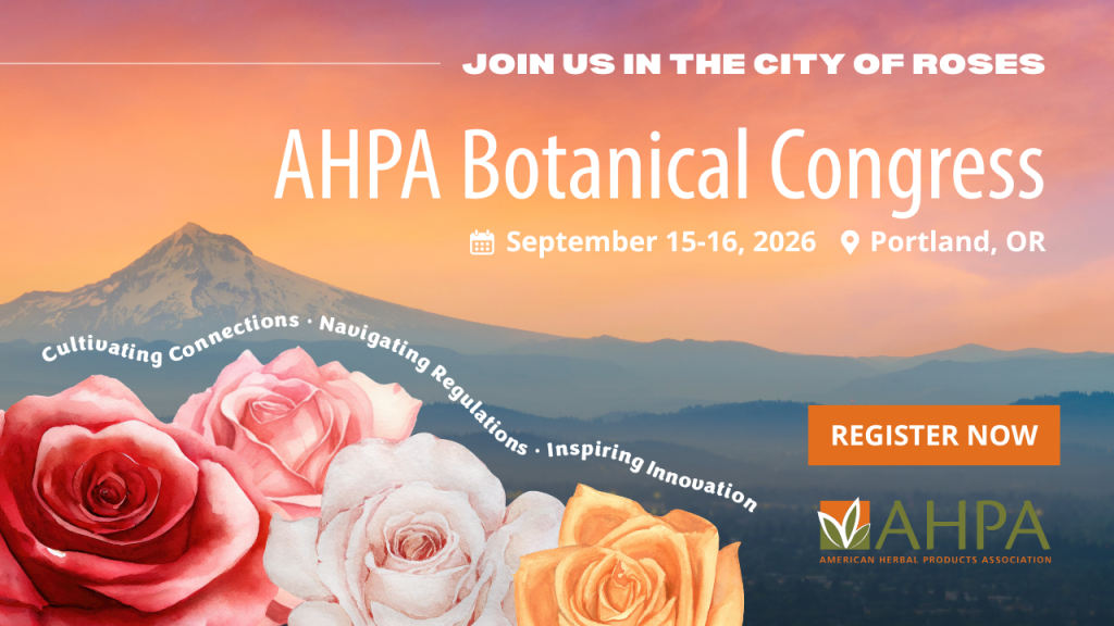 AHPA Botanical Congress 2026